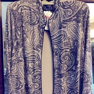 SPARKLIN JACKET FOR THE HOLIDAYS! SZ 3X-NEVER WORN